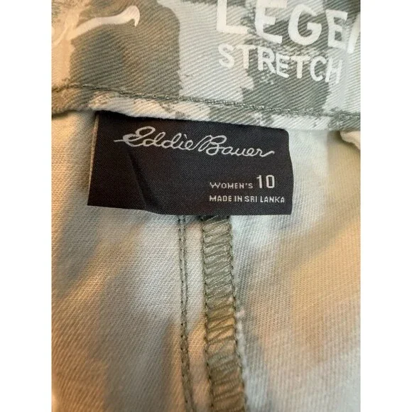 Eddie Bauer Womens Legend Stretch Wash Checkered Shorts Size 10 NWT - Picture 10 of 12